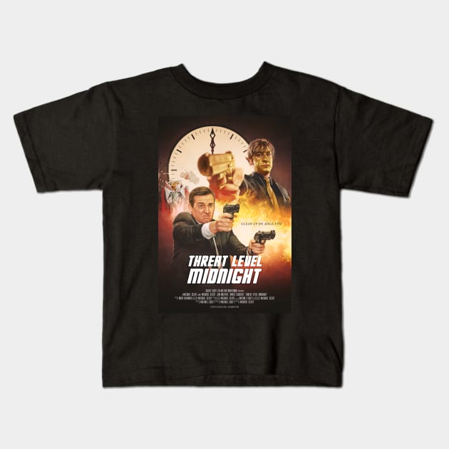 Threat Level Midnight Kids T-Shirt by cmloweart